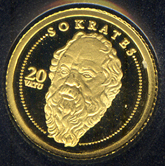 vanuatu  20 vtu coin gold sokrates email