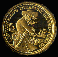 vanuatu  50 vtu coin gold kidd email