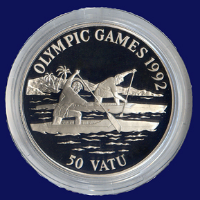 vanuatu  50 vtu coin olympics row email