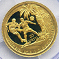 vanuatu  50 vtu coin wrold cup gold white res bank email