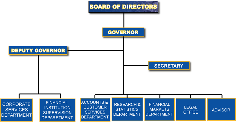 new bank organisational str